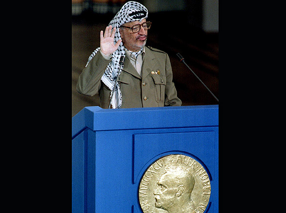 Arafat peace winner